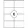Etiket Rillstab 105x71mm Wit