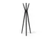 Kapstok DURASTORE 6 haken aluminium zwart 160cm
