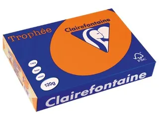 Trophée Intens Gekleurd Papier A4 120 gram 250vel Feloranje - 2