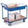 Tafelwagen 250kg 1000x600mm 2 Etages 2 Laden Houten Plaat