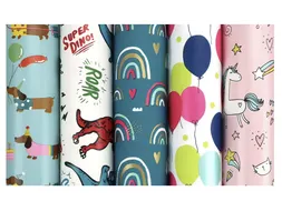 Inpakpapier Colorful kids 200x70cm