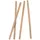 Roerstaafje Uit Hout FSC Splintervrij 140 mm Pak 1000 Stuks