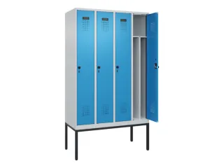 locker voor scheiding van kleding,HxBxD 2120x1200x500mm,4vak - 1
