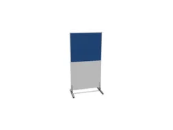 scheidingswand,HxB 1545x800mm,MP-lichtgrijs,BN6016-blauw
