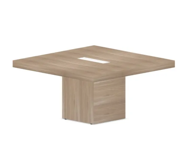 Vergadertafel Hxbxd 73x140x140cm Frame Kubusvormig iep