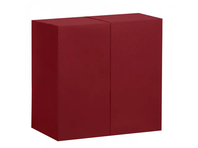 Euro Products Q-1053 Airlaid servet 40x40cm 1/8 vouw Rood 500 Stuks