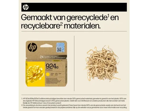 Inktcartridge HP 4K0U9NE 924E Evomore geel