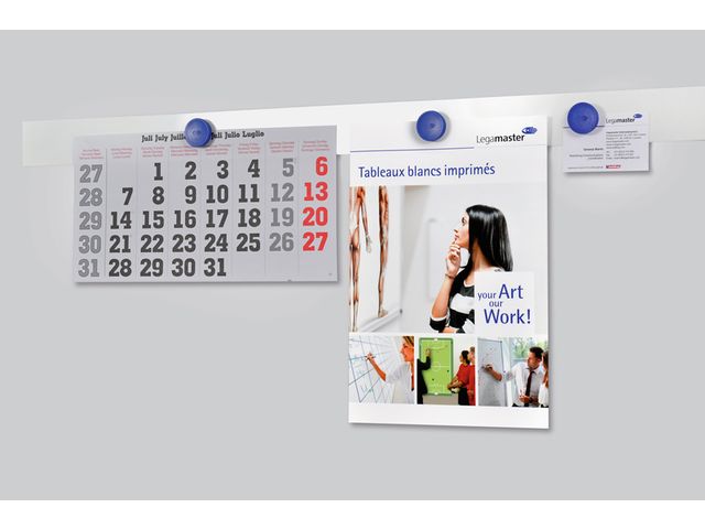 Magneetstroken Metaalstrook 50mmx1m 10 Stuks | LegamasterWhiteboard.be
