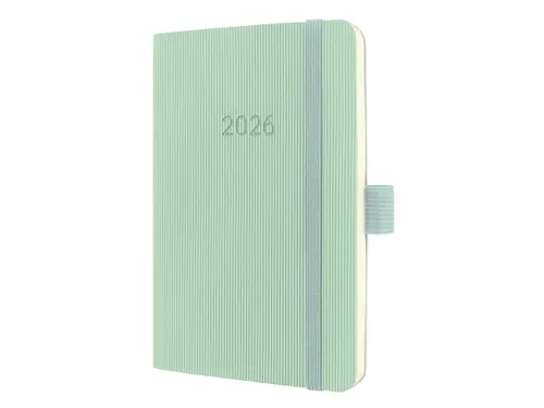 Weekagenda Conceptum A6 2026 (NL/FR/EN/DU) Mint Green softcover