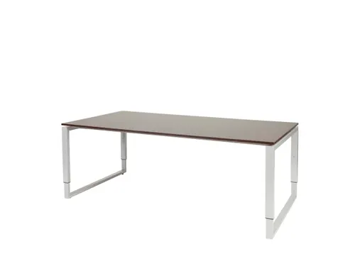 Domino Plus Vergadertafel Hoogte Instelbaar 200x100 Logan Eiken alu