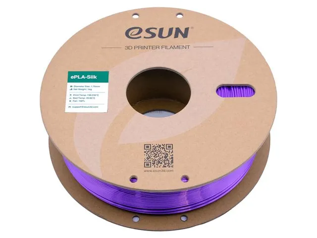 eSUN 3D printer Filament ePLA-Silk 1,75mm Paars 1kg