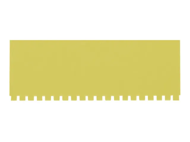 naambordje,HxB 27x76mm,doos,geel