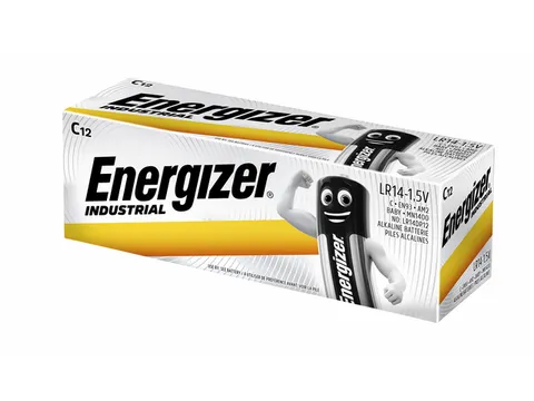 Batterij Industrial C alkaline doos à 12 stuks