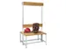 banc double,HxLxP 1600x1000x770mm,piètement RAL5012