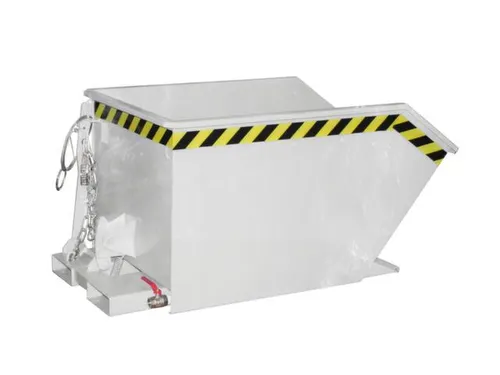 Kiepbak voor spaanders,HxLxB 680x1440x780mm,0,5m³,draagverm. 1000kg