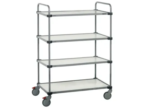 ESD-etagewagen,ESD,draagverm. 300kg,4xstaalplaat