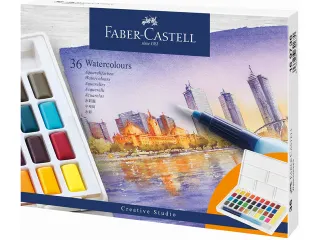 Waterverf Faber-Castell in box met 36 kleuren - 2