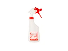 Sprayflacon Cleaninq 600ml leeg met logo sanitair