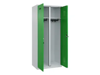 locker voor scheiding van kleding,HxBxD 1850x800x500mm,2vak - 1