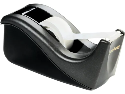 Plakbandhouder Scotch C60 zwart + 4 rollen Magic tape 19mmx33m 5 stuks