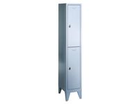Garderobekast HxBxD 1850x320x500 mm 2 Vakken B 300mm Klink Poten