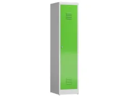 garderobekast 1800x415x500mm 1vak klink sokkel romp RAL7035 RAL6018