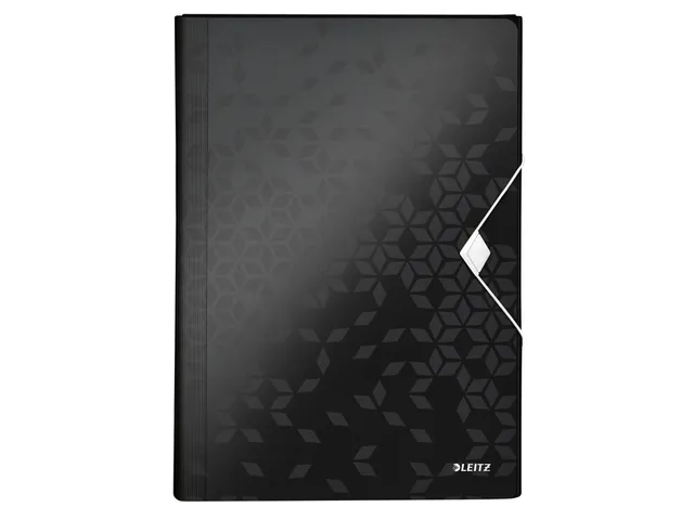 Sorteermap Leitz WOW 6 tabbladen PP zwart