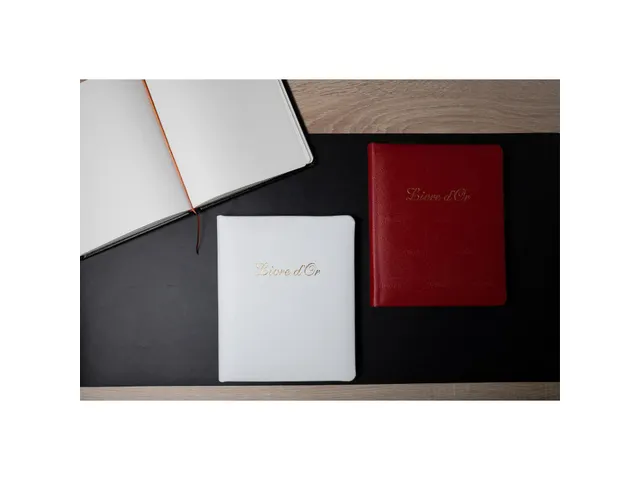 Gastenboek Alpille 2 6x22cm 140bl wit
