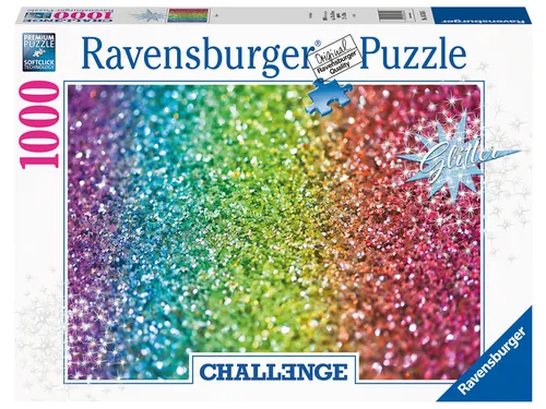 Puzzel Ravensburger Glitter challenge 1000 stukjes