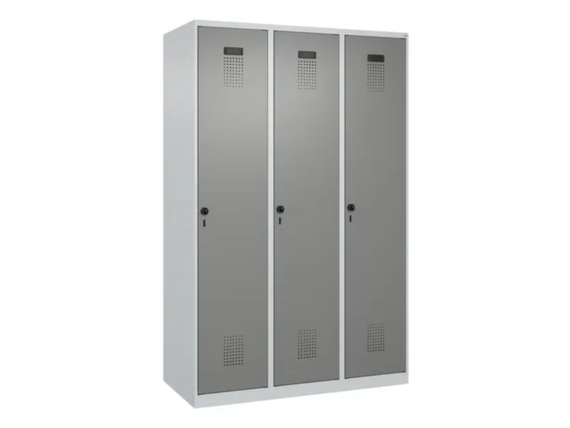 locker voor scheiding van kleding,HxBxD 1850x1200x500mm,3vak