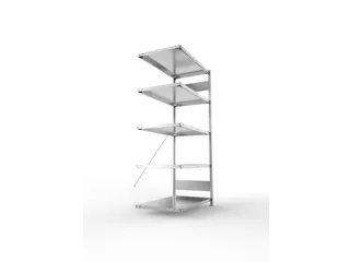 systeemstelling,aanbouwveld,CLIP,HxBxD 2000x1006x636mm,vakl. 150kg - 5
