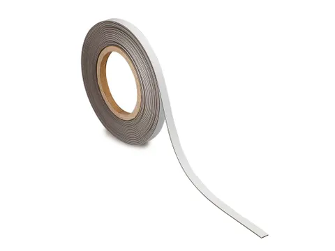 Magneetband beschrijf- en wisbaar MAUL 10mx10mmx1mm wit