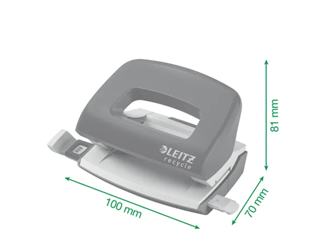 Perforator Leitz Nexxt Recycle mini 10 vel blauw