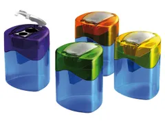 puntenslijper Möbius & Ruppert dubbel "Trio Swing" assorti kleuren 20