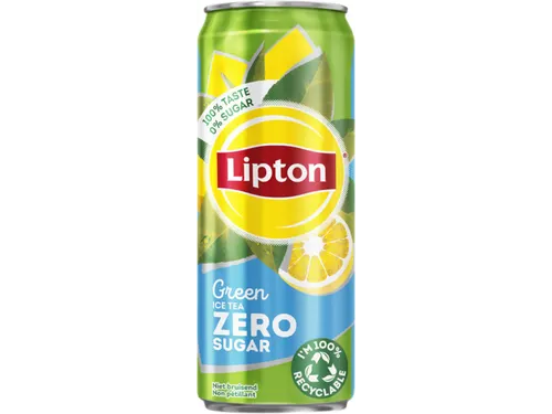 Frisdrank Lipton Ice Tea green zero blik 330ml