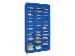 Post-/sorteerkast,HxBxD 1950x1000x400mm,3x13vakken,RAL9010