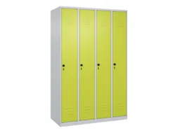 locker,HxBxD 1850x1200x500mm,4vak,vak B 300mm,draaigrendel