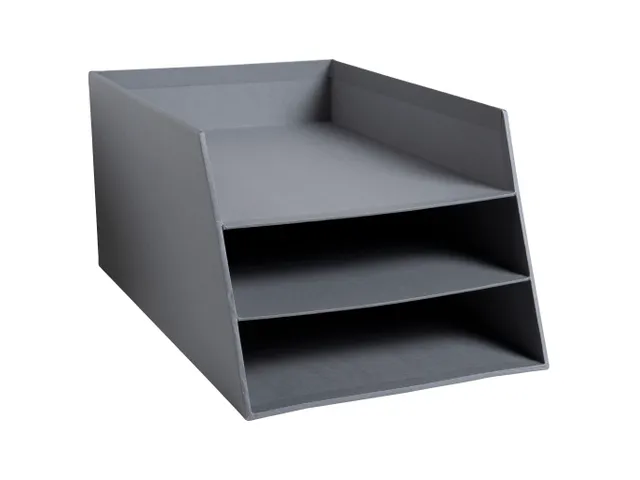 Kartonnen postmand met 3 niveaus