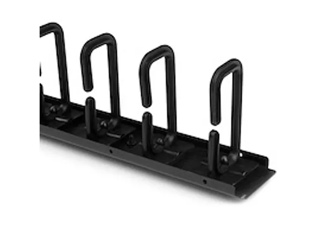 Verticale kabelmanager met D-ring haken 20U 91 cm