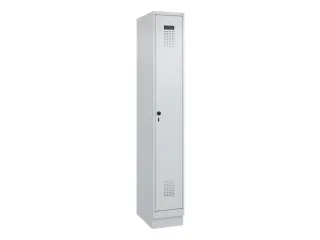 locker,HxBxD 1950x300x500mm,1vak,vak B 300mm,draaigrendel,sokkel - 3