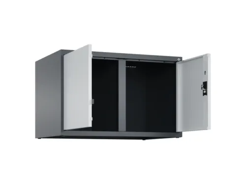 opzetkast,v. locker voor scheiding van kleding,2vak.,vak B 400mm