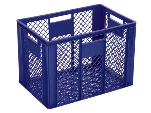 Euronorm Stapelkrat Pe 410x600x400mm 83liter Open Blauw