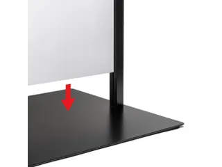 Totem Paneel+ Dubbelzijdige Display 70x200cm Zwart frame - 7