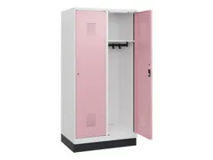 schoollocker,HxBxD 1630x800x500mm,2vak,vak B 400mm,cil.-slot,sokkel