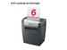 Papiervernietiger Rexel Momentum X406 snippers 4x28mm P-4