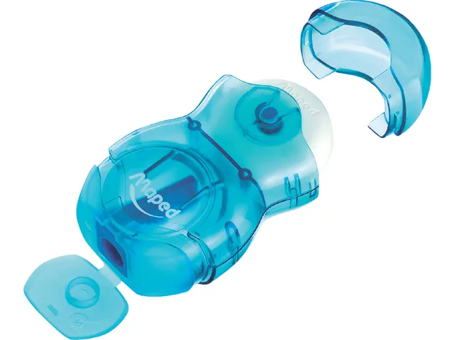 Puntenslijper Maped Loopy 1 gaats met gum display á 24 stuks assorti