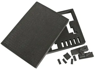 Aluminium Gereedschapskoffer Plukschuim sleutelslot 455x330x152mm - 6