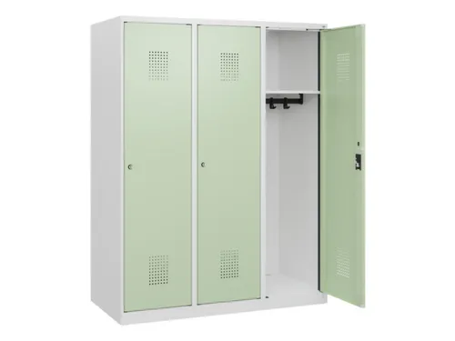 schoollocker,HxBxD 1530x1200x500mm,3vak,vak B 400mm,cil.-slot