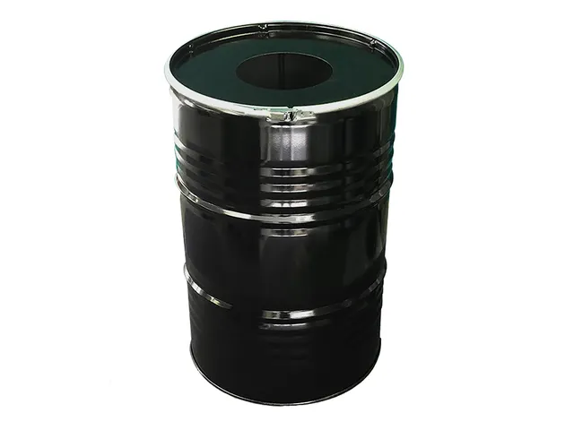 Stoere Afvalbak Binbin Met Inwerpopening 200 Liter Zwart