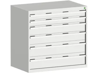 ladekast HxBxD 1000x1050x750mm 6laden zware lasten RAL7035 - 1
